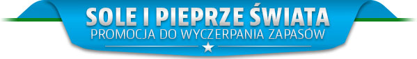 Sole i pieprze świata - promocja do wyczerpania zapasów